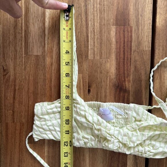 Urban Outfitters Crop top Bra Top Women's SMALL Tie At Waist Festival Boho Y2K - Picture 3 of 8